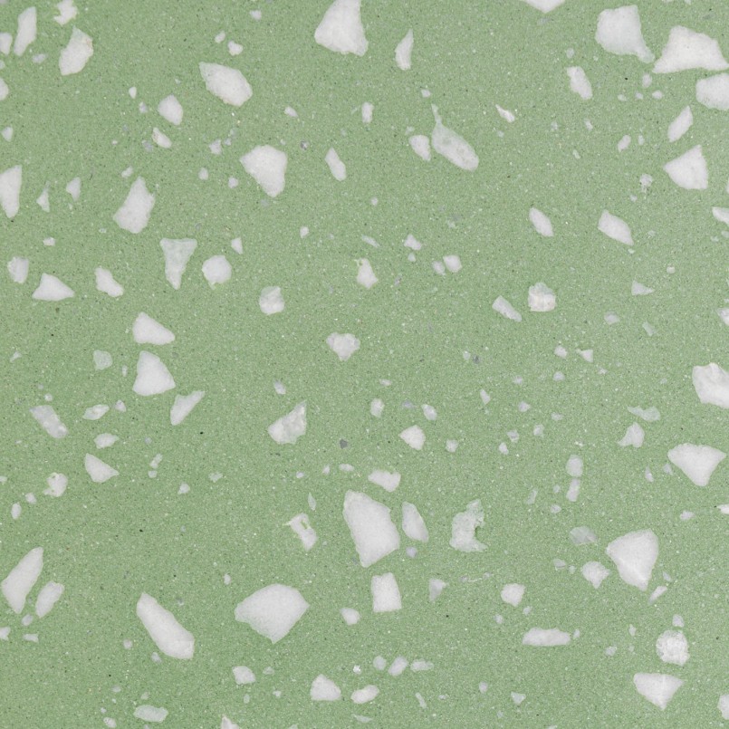 Green Terrazzo Side Table - Amore - Kare Design