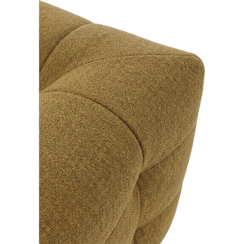 Left corner sofa in ochre velvet - Salamanca - Kare Design