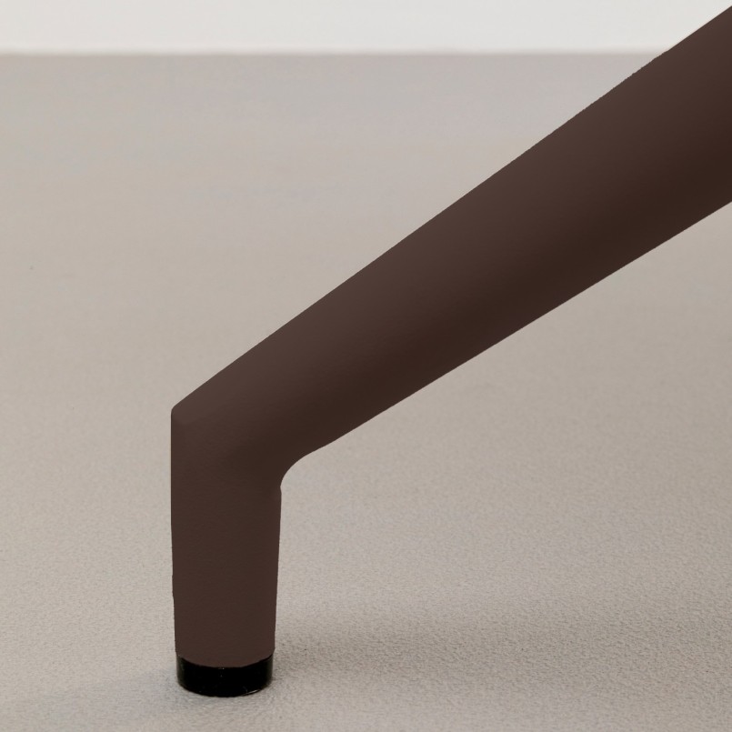 Bruine draaistoel met armleuningen - Hilla - Kare Design