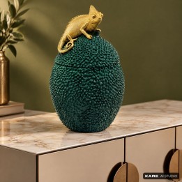 Golden Chameleon Green Box - Kare Design
