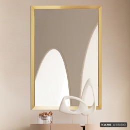Vergulde wandspiegel - Arezzo - Kare Design