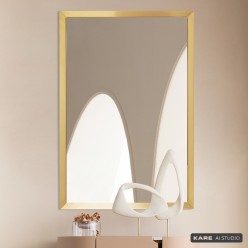 Vergulde wandspiegel - Arezzo - Kare Design