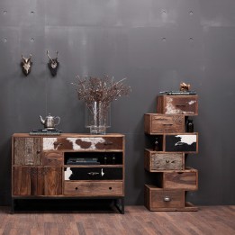 Rustieke houten ladenkast - Rodeo Zick Zack - Kare Design
