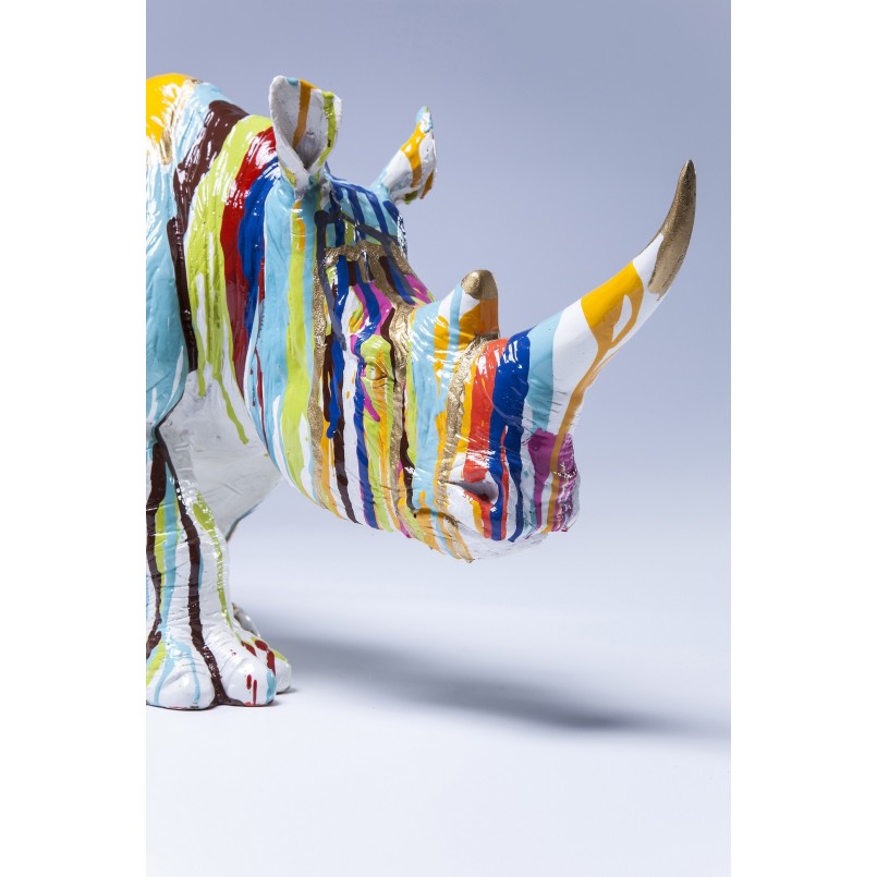 Deco Figurine Rhino Colore 26cm Kare Design