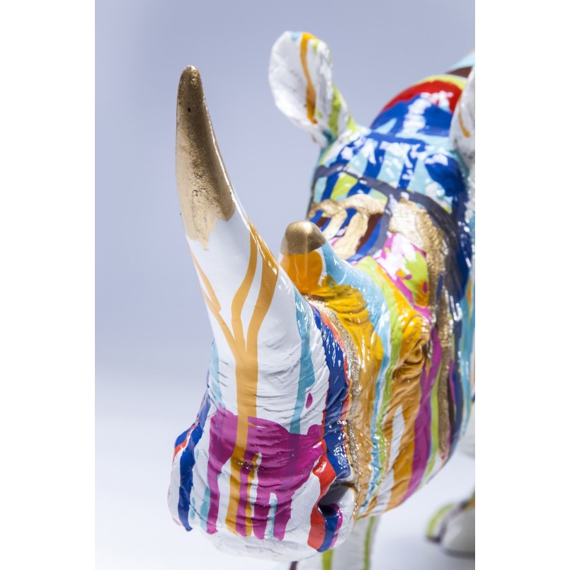 Deco Figurine Rhino Colore 26cm Kare Design