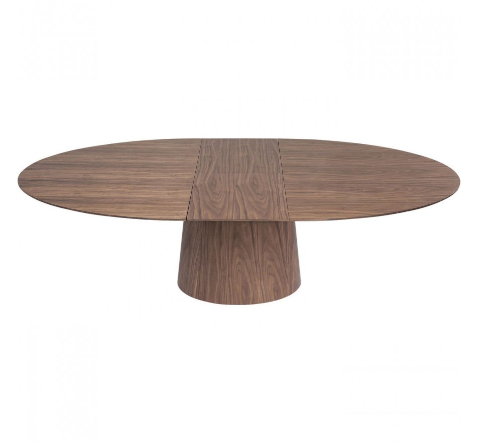 Uitschuifbare eettafel Benvenuto ovaal walnoot Kare Design Uitschuifbare eettafel Benvenuto ovaal walnoot Kare Design