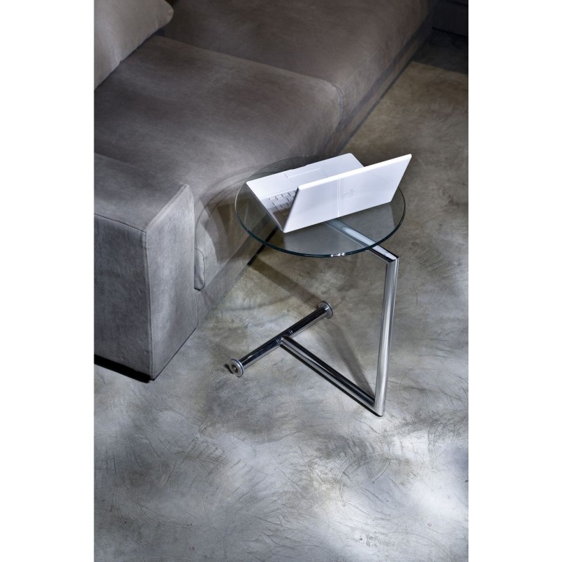 Table d'appoint Easy Living Transparente Kare Design