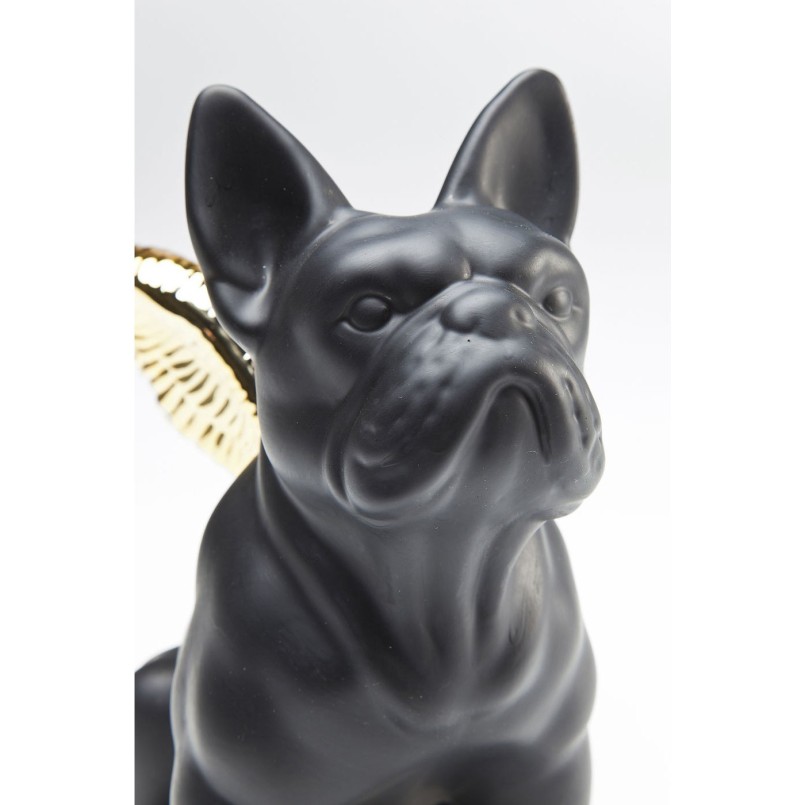 Deco Sitting Angel Dog doré Kare Design