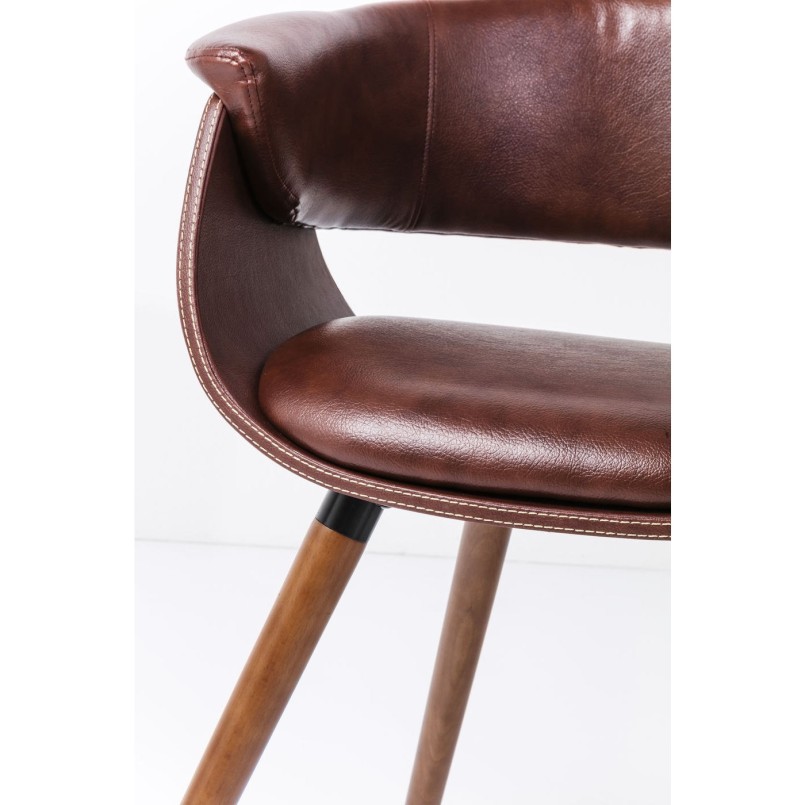 Chair with Armrest Nougat Kare Design
