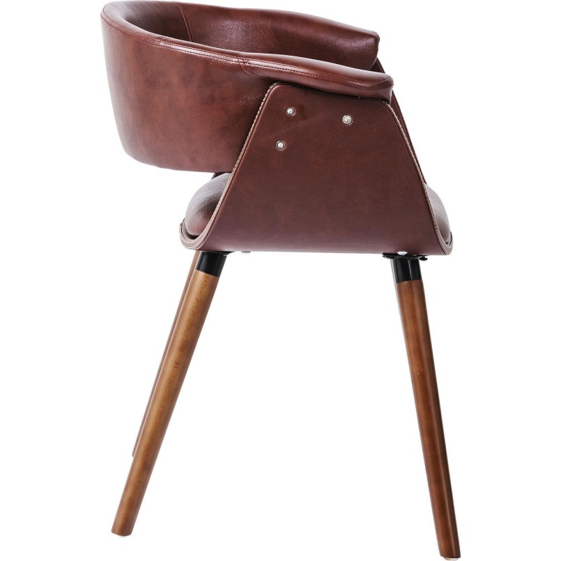 Chair with Armrest Nougat Kare Design
