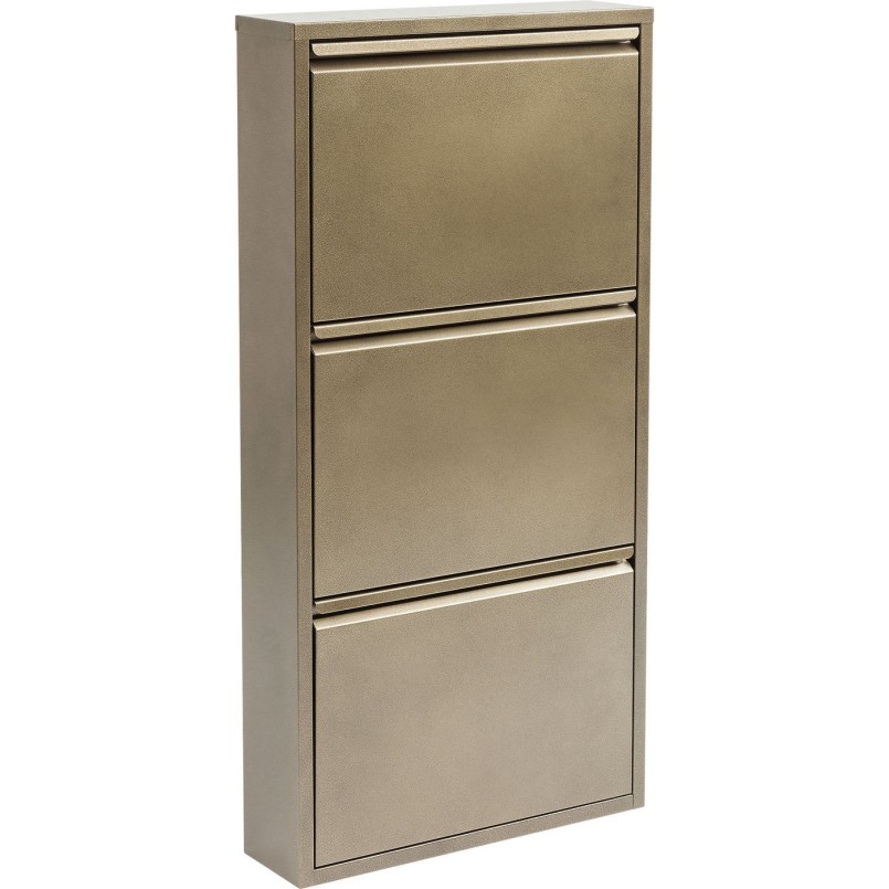 Casier à Chaussure Caruso 3 bronze Kare Design