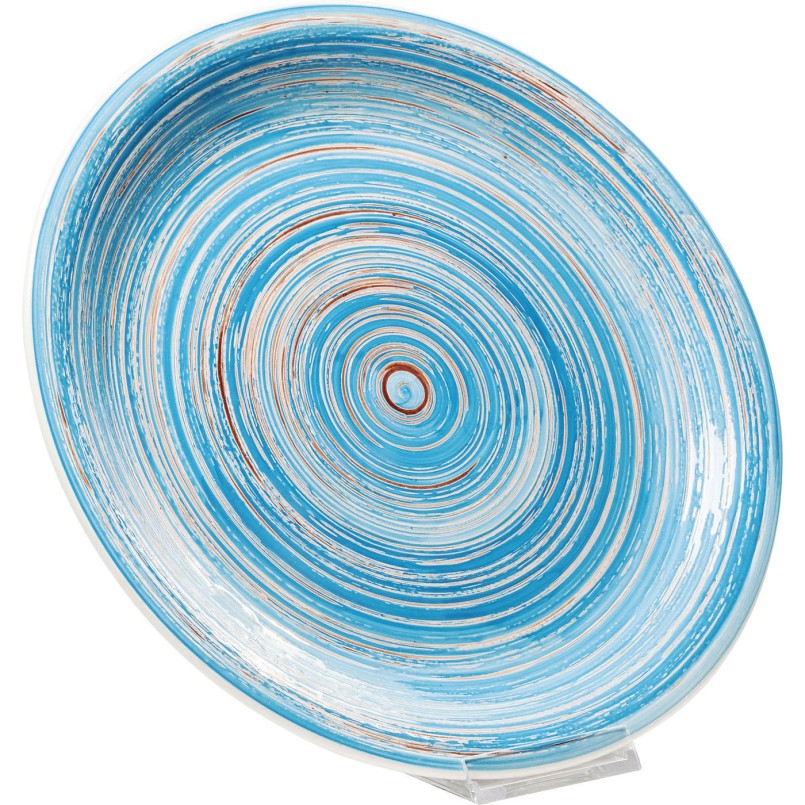 Assiette Swirl Blue 27cm 4/set Kare Design
