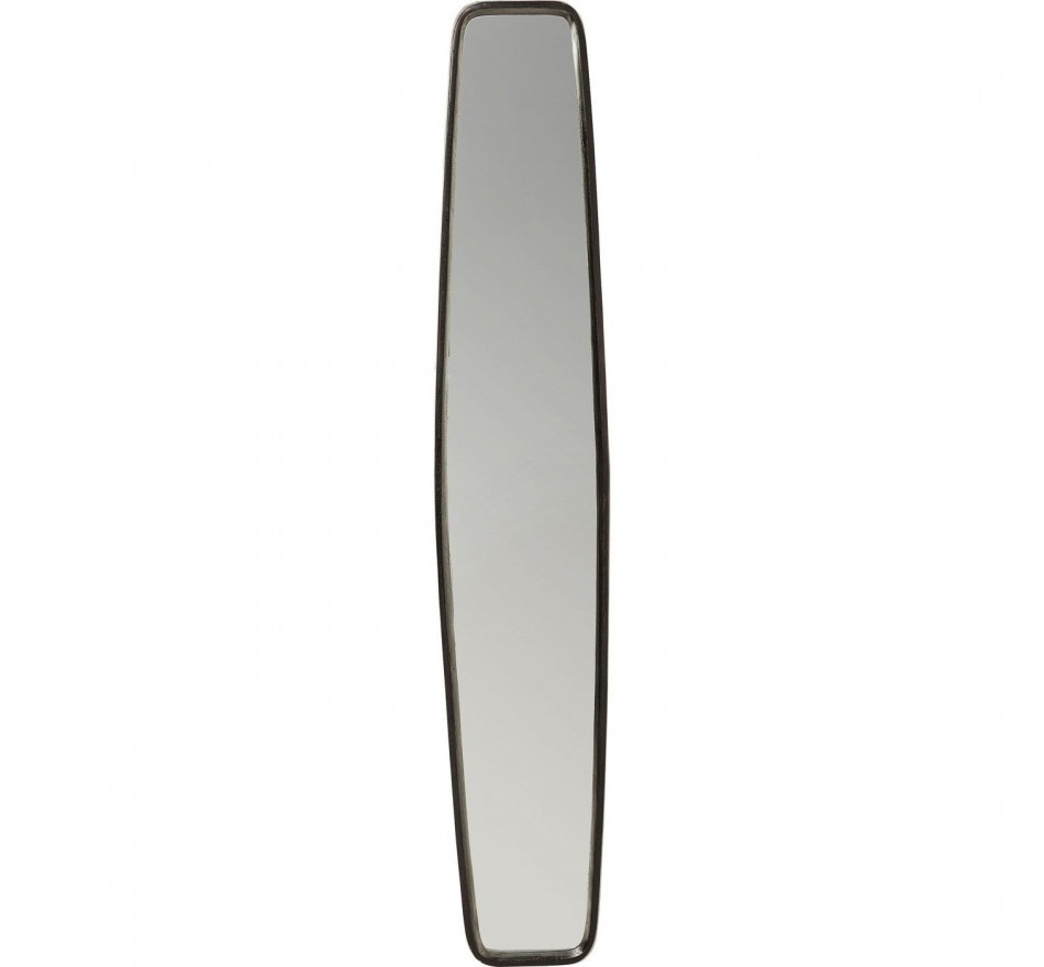 Spiegel Clip 177x32cm zwart Kare Design Spiegel Clip 177x32cm zwart Kare Design