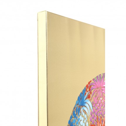 Schilderij olifant ananas 120x90cm Kare Design