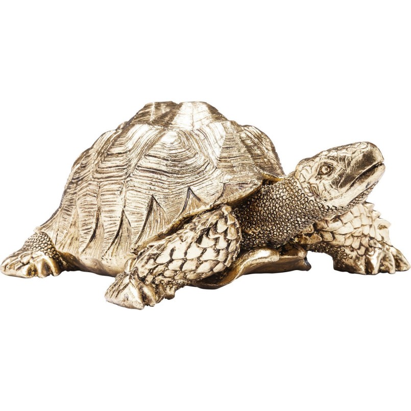 Deco Figurine Turtle Gold Small Kare Design