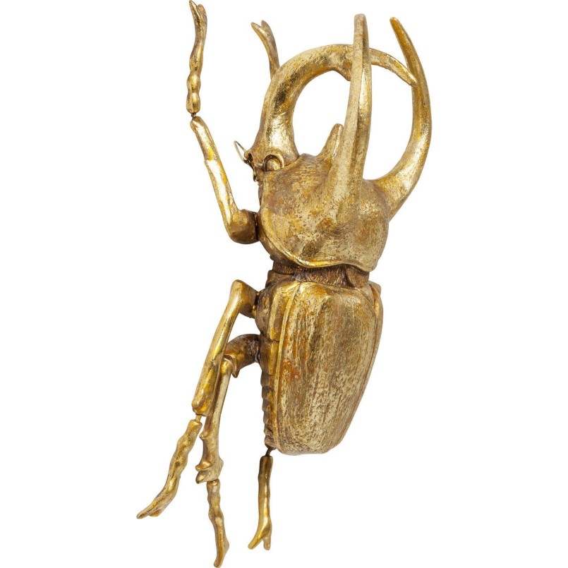 Wall Decoration Atlas Beetle Gold Kare Design