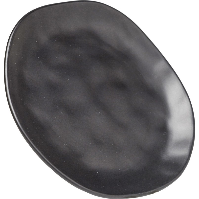 Assiettes Organic noires 20cm set de 4  Kare Design
