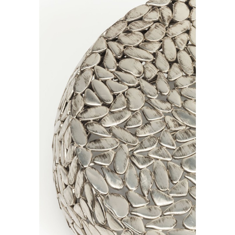 Table basse Pebbles Deluxe argenté (jeu de 2)
