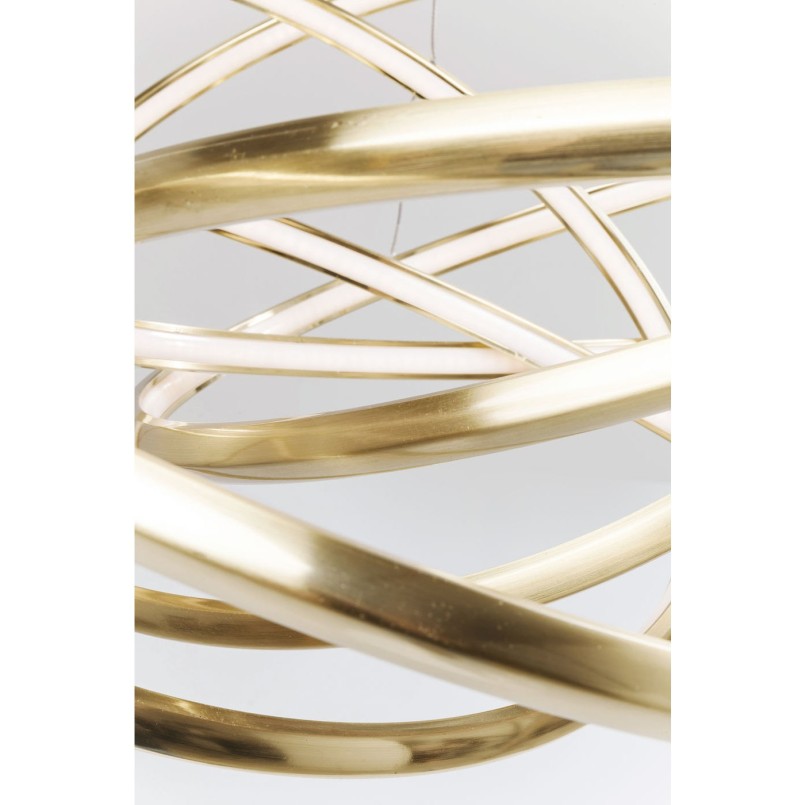 Pendant Lamp Saturn LED Gold Big Kare Design