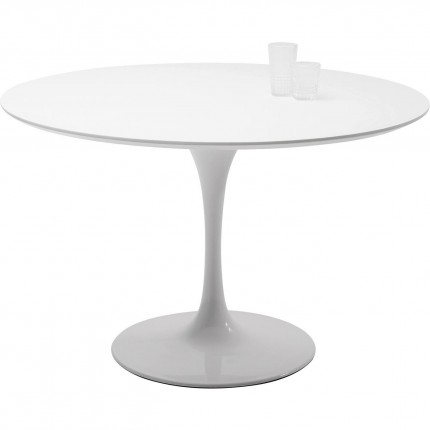Tafelblad Invitation rond wit 120cm Kare Design