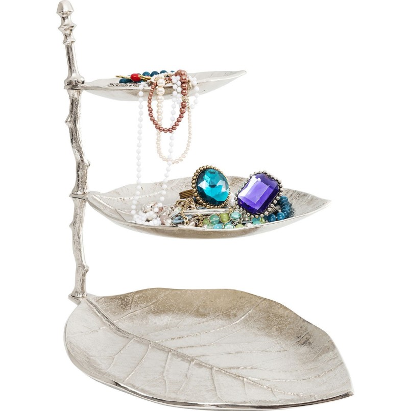 Deco Etagere Leaf Silver Kare Design