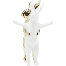 Déco Hugging Rabbits 24 cm Kare Design