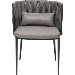 Chair with Armrest Cheerio incl. Cushion Kare Design