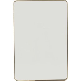 Miroir Curve rectangulaire laiton 120x80cm Kare Design