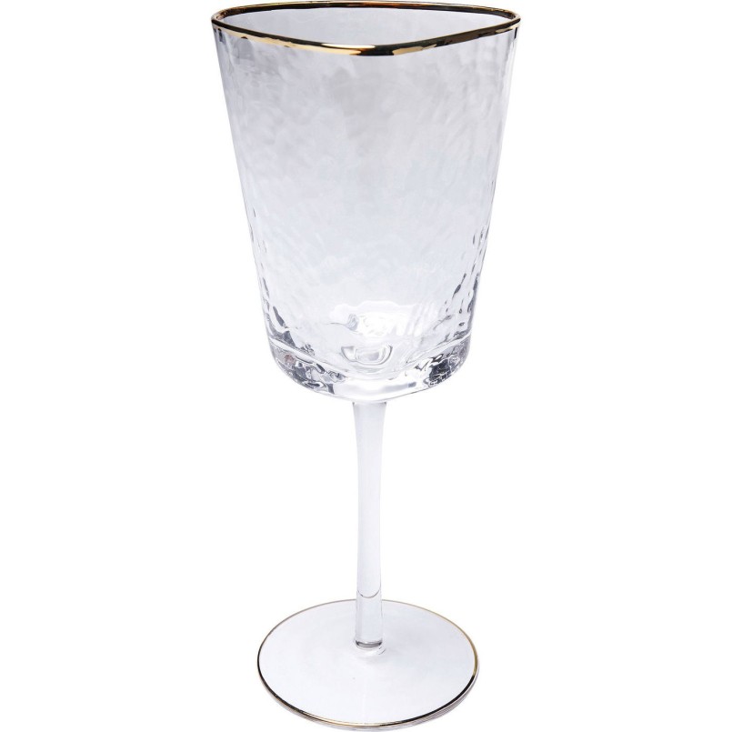 Red Wine Glass Hommage Kare Design