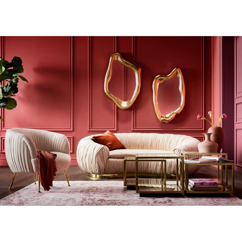 Mirror Hologram Gold 119x76cm Kare Design