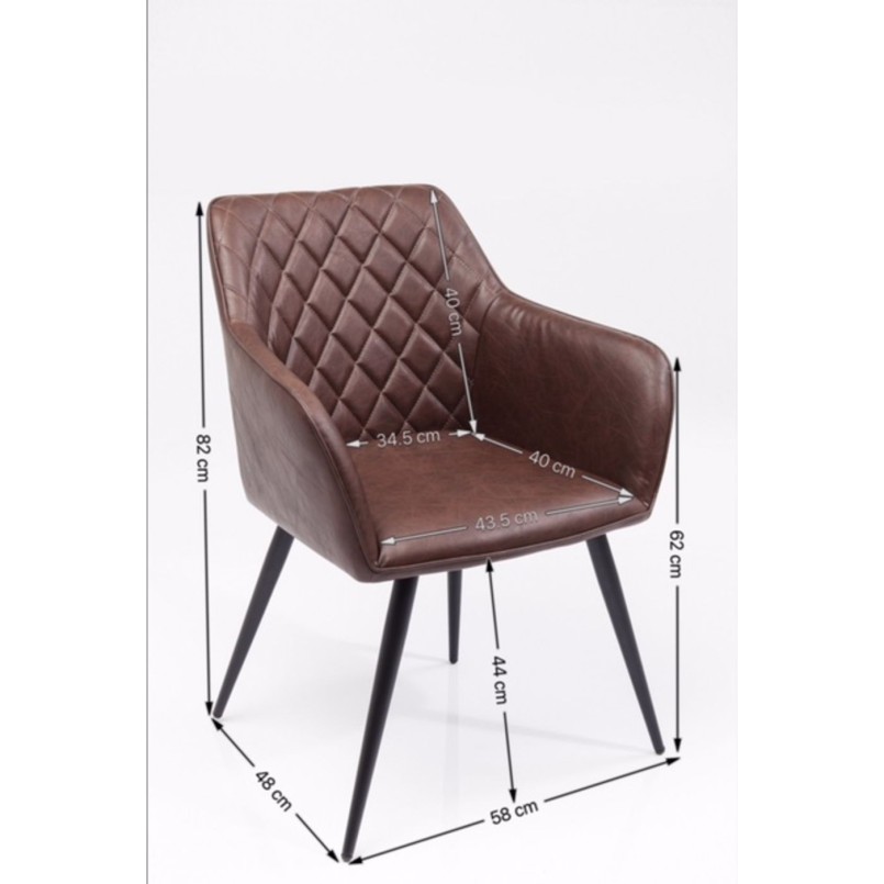 Chair with Armrest San Remo Kare Design