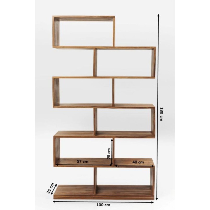 Etagère Authentico Zick Zack 180x100cm Kare Design