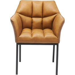 Chair with Armrest Thinktank Brown Kare Design