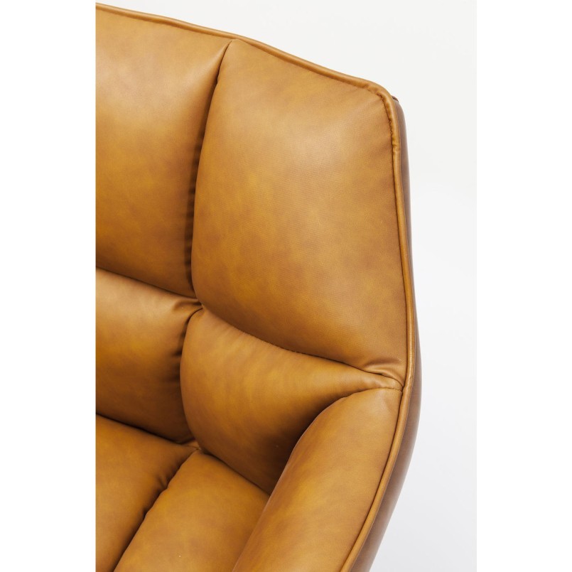 Chair with Armrest Thinktank Brown Kare Design