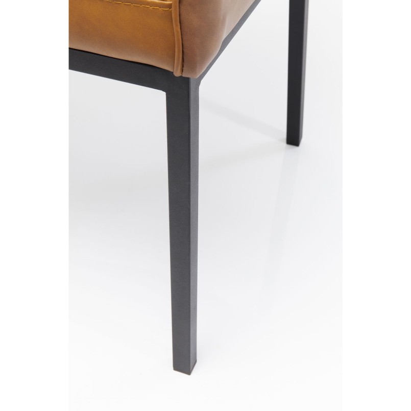 Chair with Armrest Thinktank Brown Kare Design