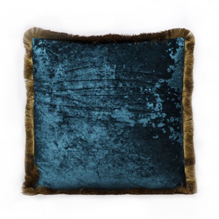 Cushion Fringe Cannes 45x45cm blue Kare Design