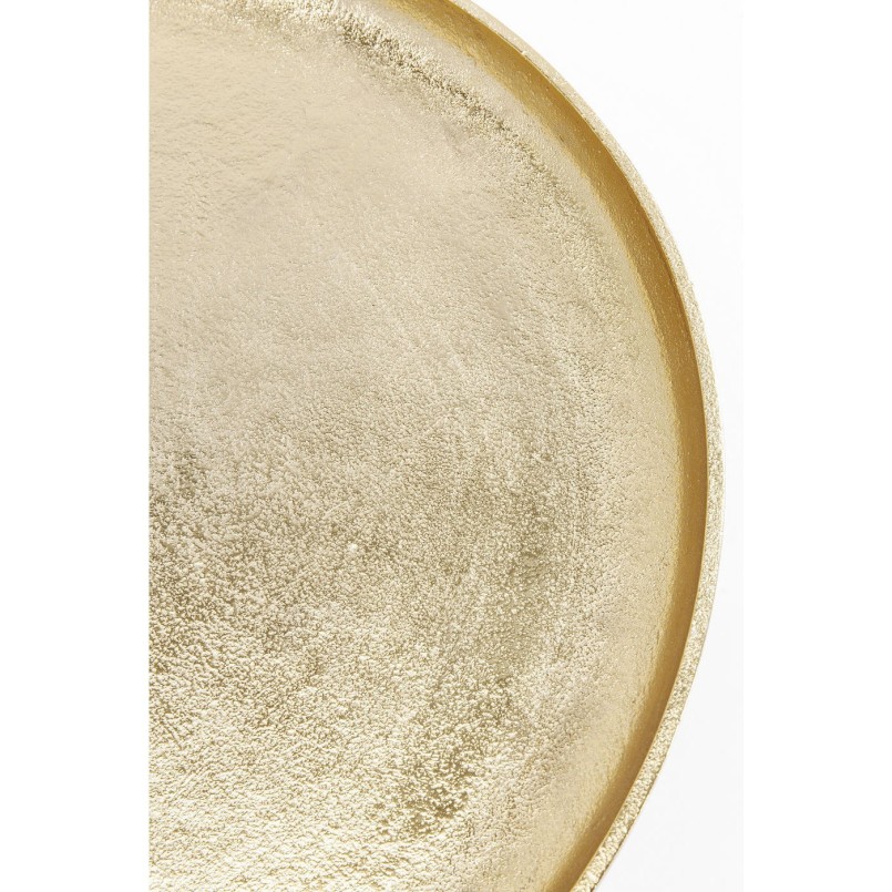 Side Table Plateau Uno Brass Ø45cm Kare Design