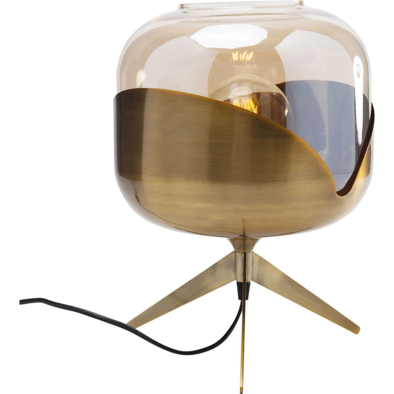Table Lamp Golden Goblet Ball Kare Design