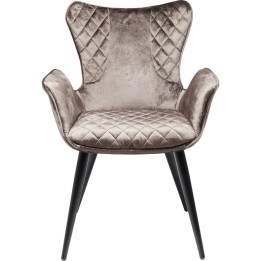 Chair with Armrest Dream Brown Kare Design