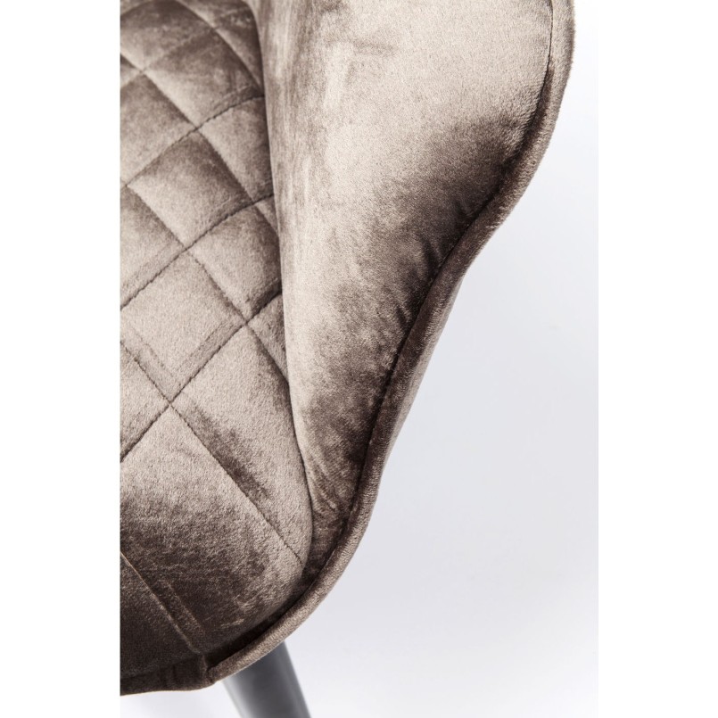 Chair with Armrest Dream Brown Kare Design