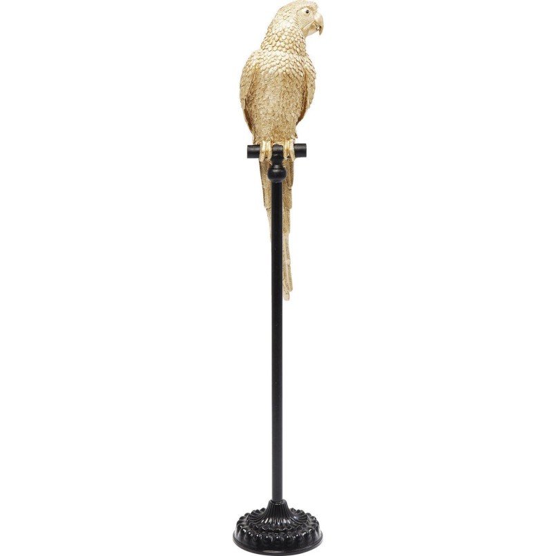Deco Figurine Parrot Gold Kare Design