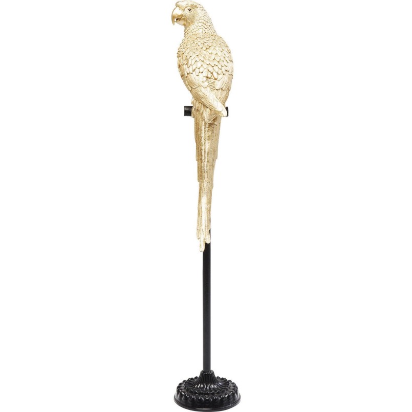 Deco Figurine Parrot Gold Kare Design