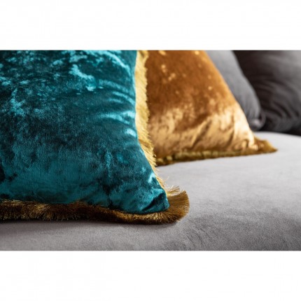 Cushion Fringe Cannes 45x45cm blue Kare Design