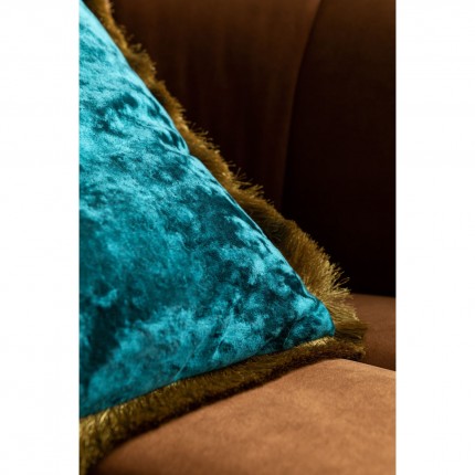 Cushion Fringe Cannes 45x45cm blue Kare Design