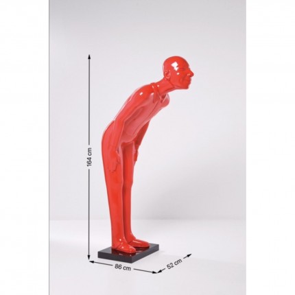 Woonaccessoires Welcome Guest XL 160cm rood Kare Design