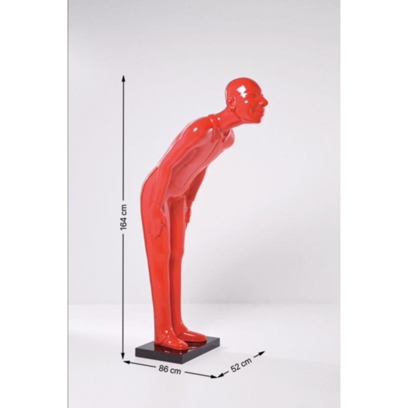 Deco Figurine Welcome Guests Red Big Kare Design