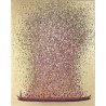 Tableau Touched Flower Boat doré et rose 160x120cm Kare Design