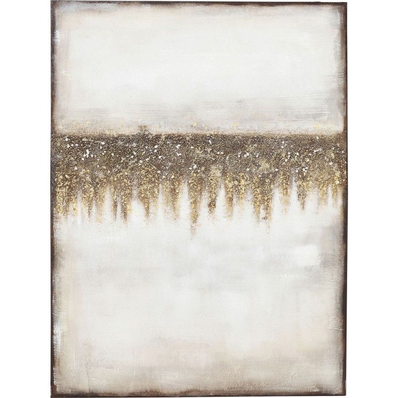KARE DESIGN 抽象油彩画 120x90cm Hedendaagse Schilderkunst - Abstracte Velden - Kare Ontwerp
