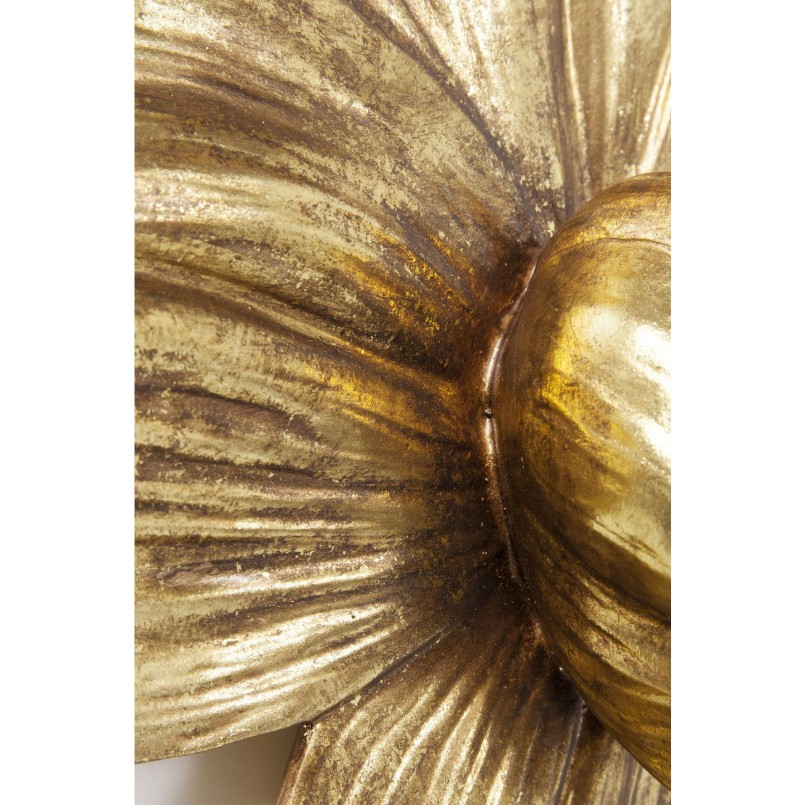 Déco murale Orchidée dorée 44cm Kare Design