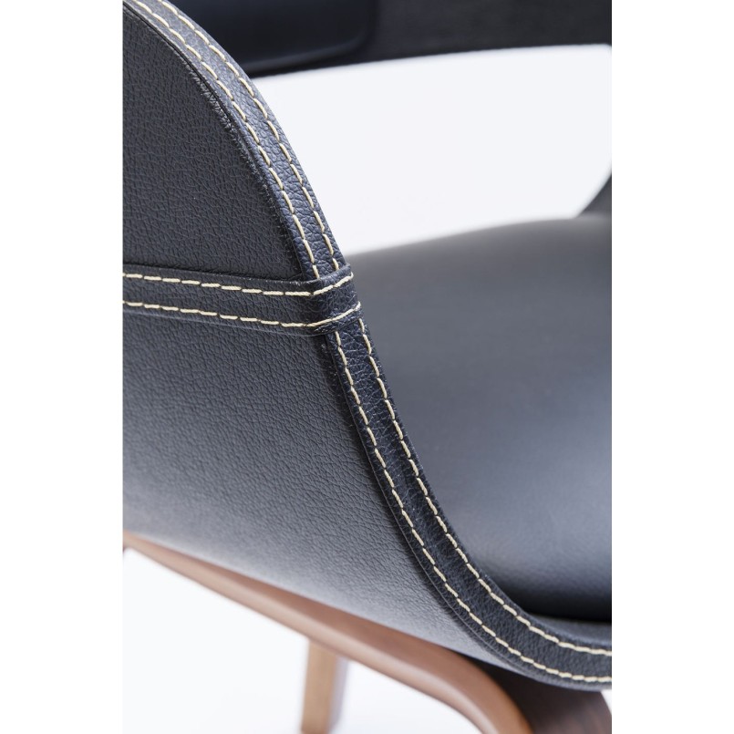 Chaise Costa Walnut Kare Design 